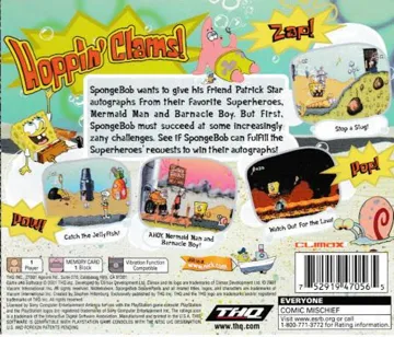 Nickelodeon SpongeBob SquarePants - SuperSponge (US) box cover back